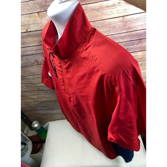 Mens Bobby Jones X-H20 Performance Quarter Zip Red Pullover Shirt Size XL - Picture 8 of 11
